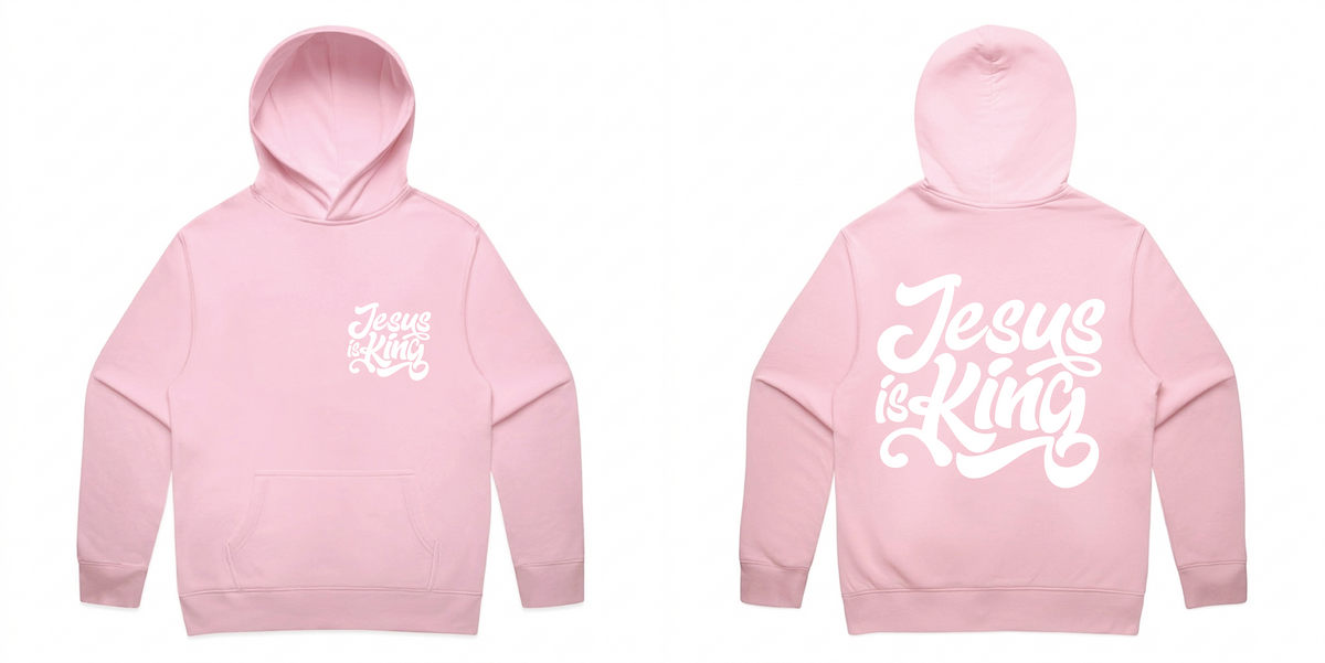 J.I.K. PUFF HEAVYWEIGHT RELAXED OVERSIZED HOODY (PINK)