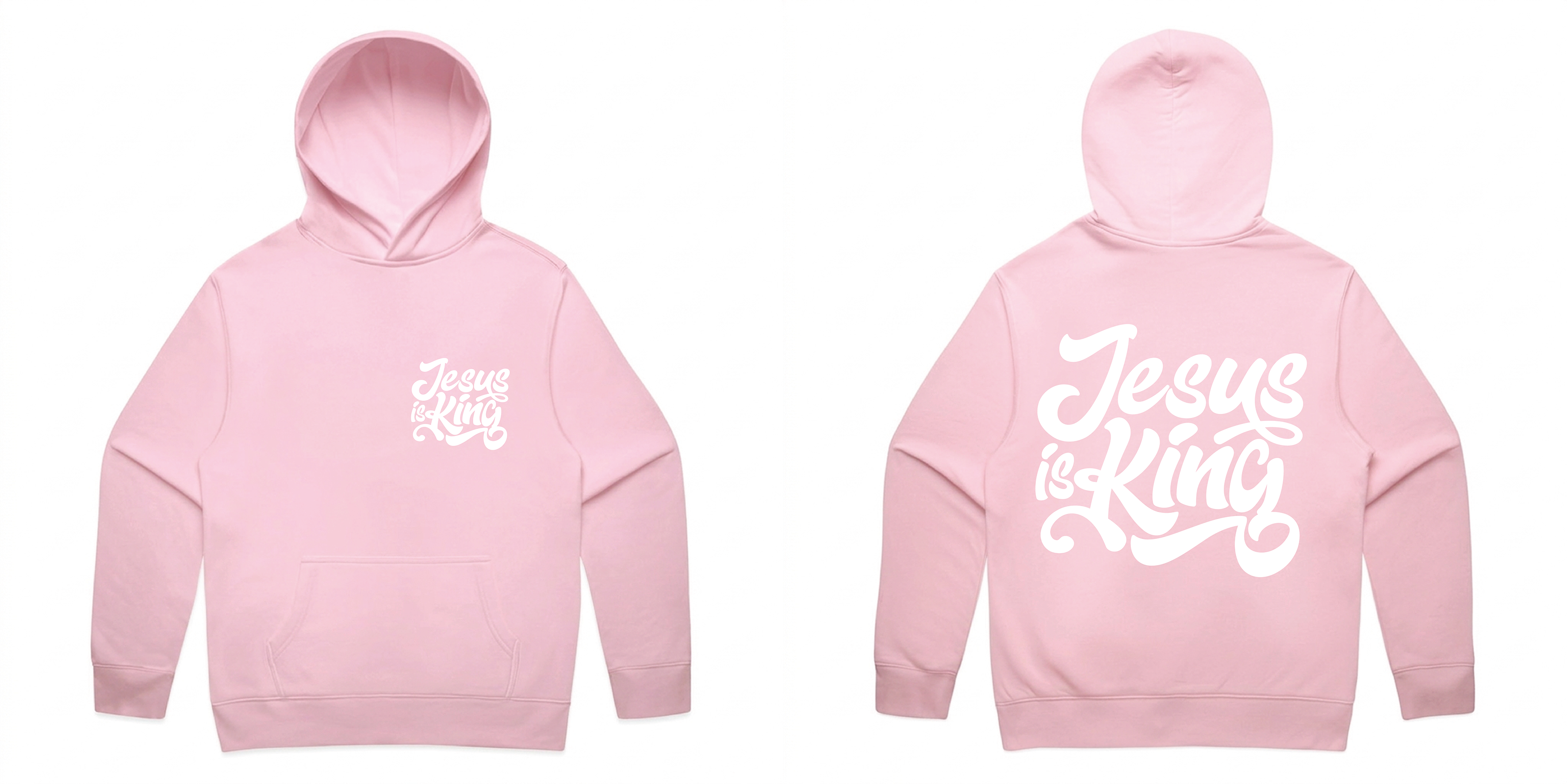 J.I.K. PUFF HEAVYWEIGHT RELAXED OVERSIZED HOODY (PINK)