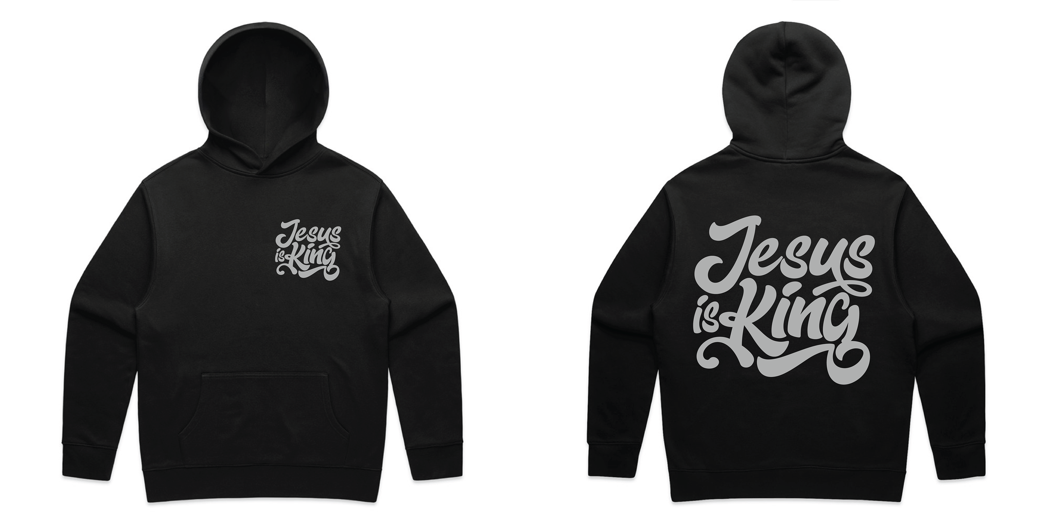 J.I.K. PUFF HEAVYWEIGHT RELAXED OVERSIZED HOODY (BLACK)