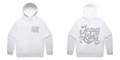 J.I.K. PUFF HEAVYWEIGHT RELAXED OVERSIZED HOODY (WHITE)