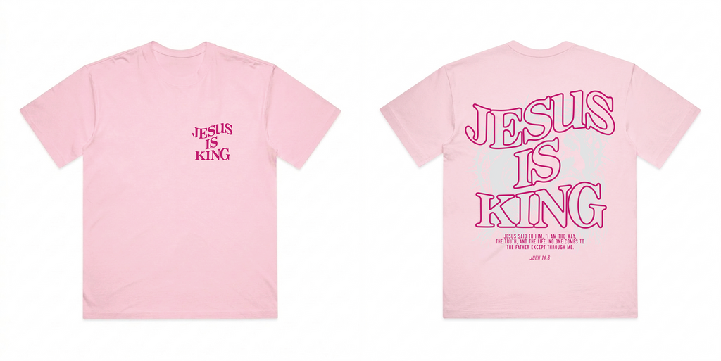 J.I.K. ORGINAL OVERSIZED BOXY TEE (PINK)