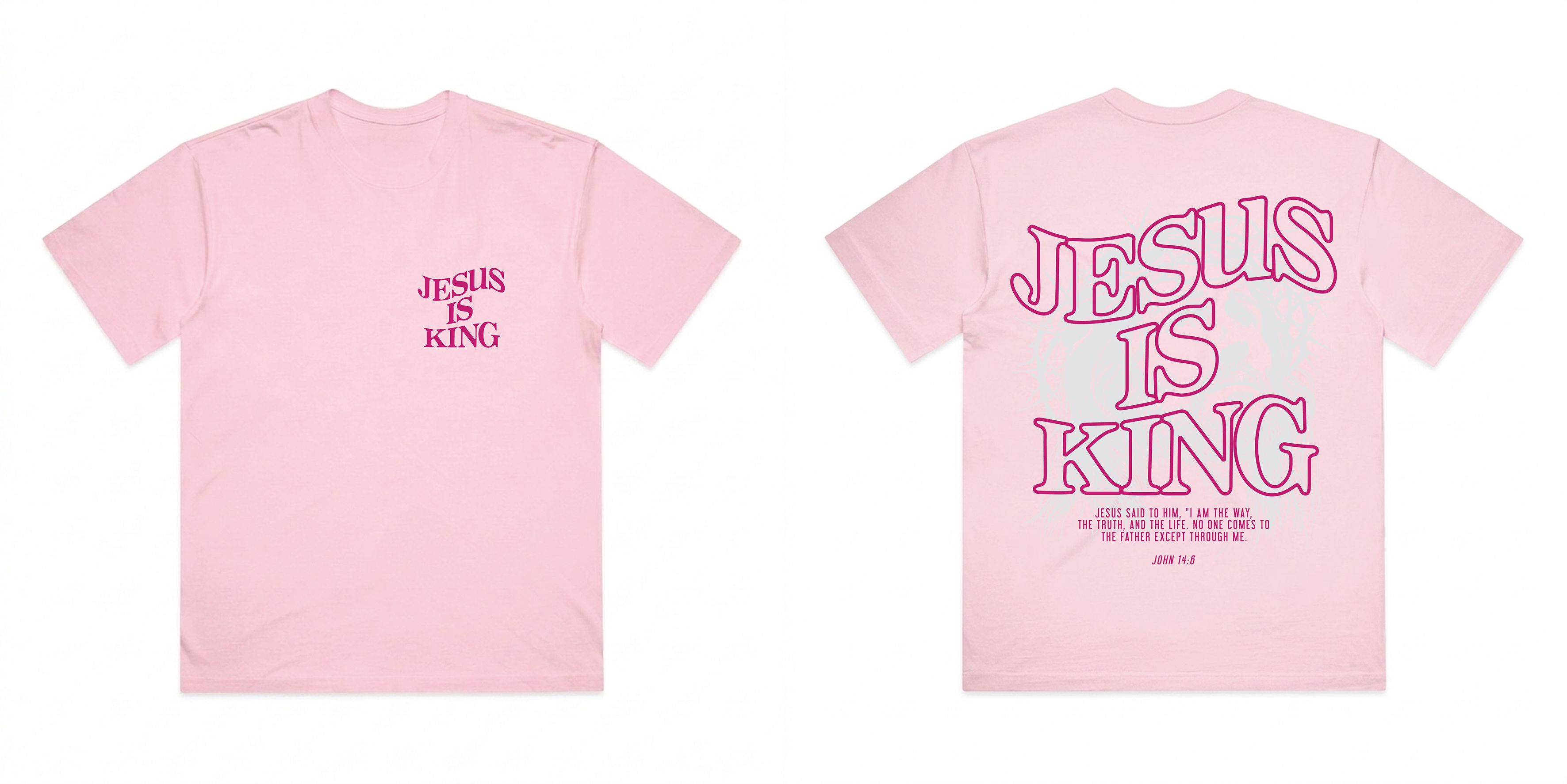 J.I.K. ORGINAL OVERSIZED BOXY TEE (PINK)