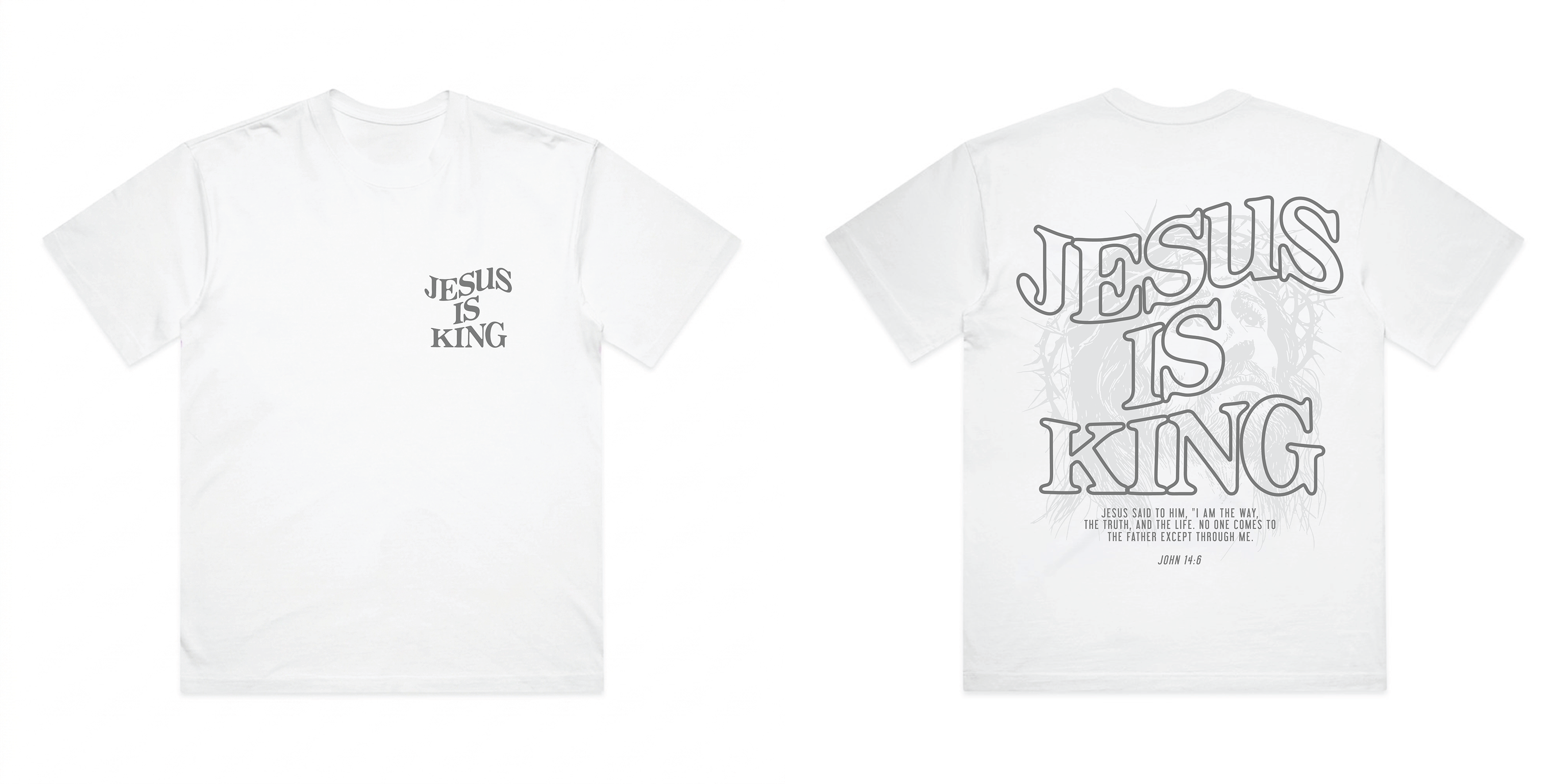 J.I.K. ORGINAL OVERSIZED BOXY TEE (WHITE)
