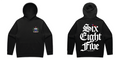 SAMOA ORGINAL HEAVYWEIGHT RELAXED OVERSIZED HOODY (BLACK)