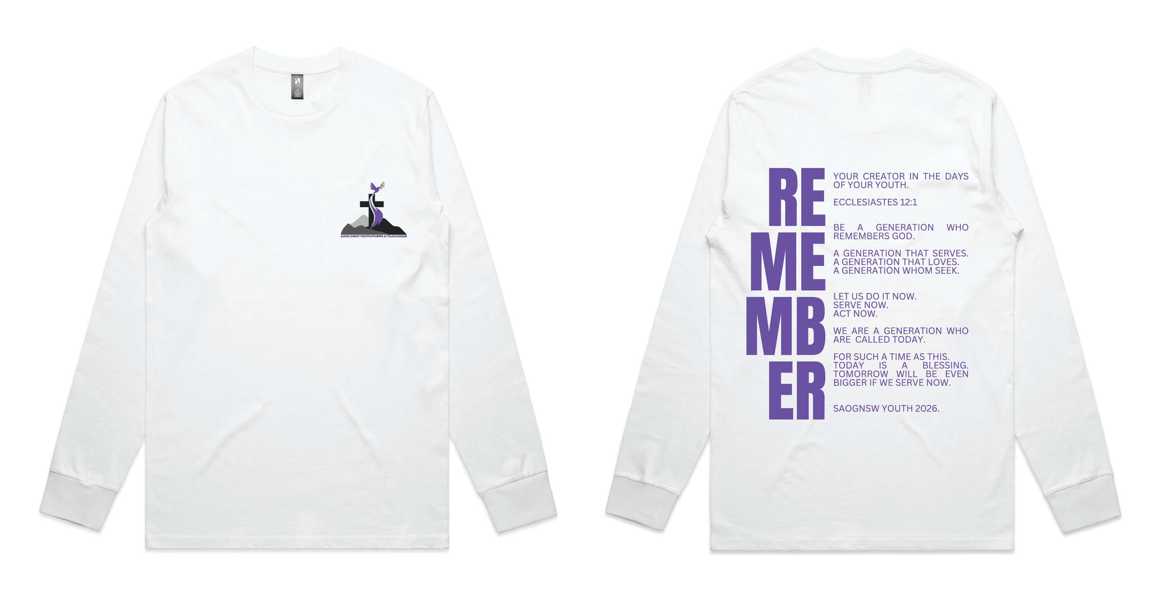 SAOGNSW YOUTH 2026 LONG SLEEVE TSHIRT SMALL-5XLARGE