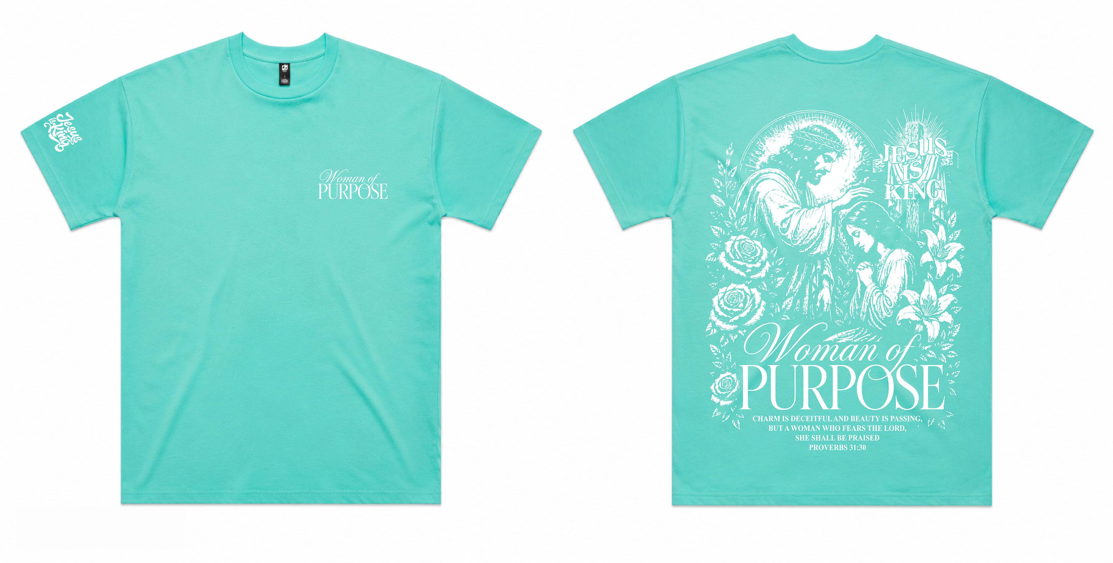 SALT AND LIGHT COLLECTION WOMAN OF PURPOSE TEAL
