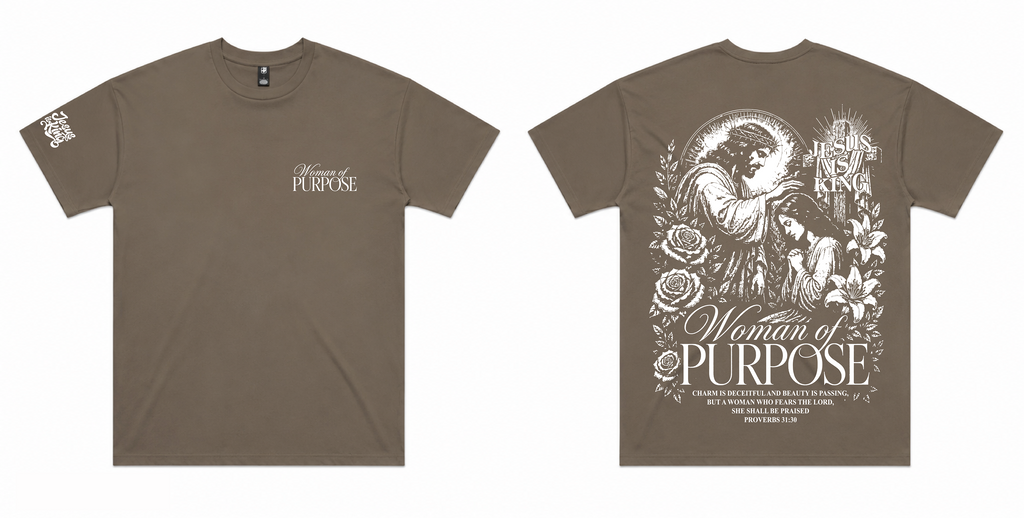SALT AND LIGHT COLLECTION WOMAN OF PURPOSE WALNUT