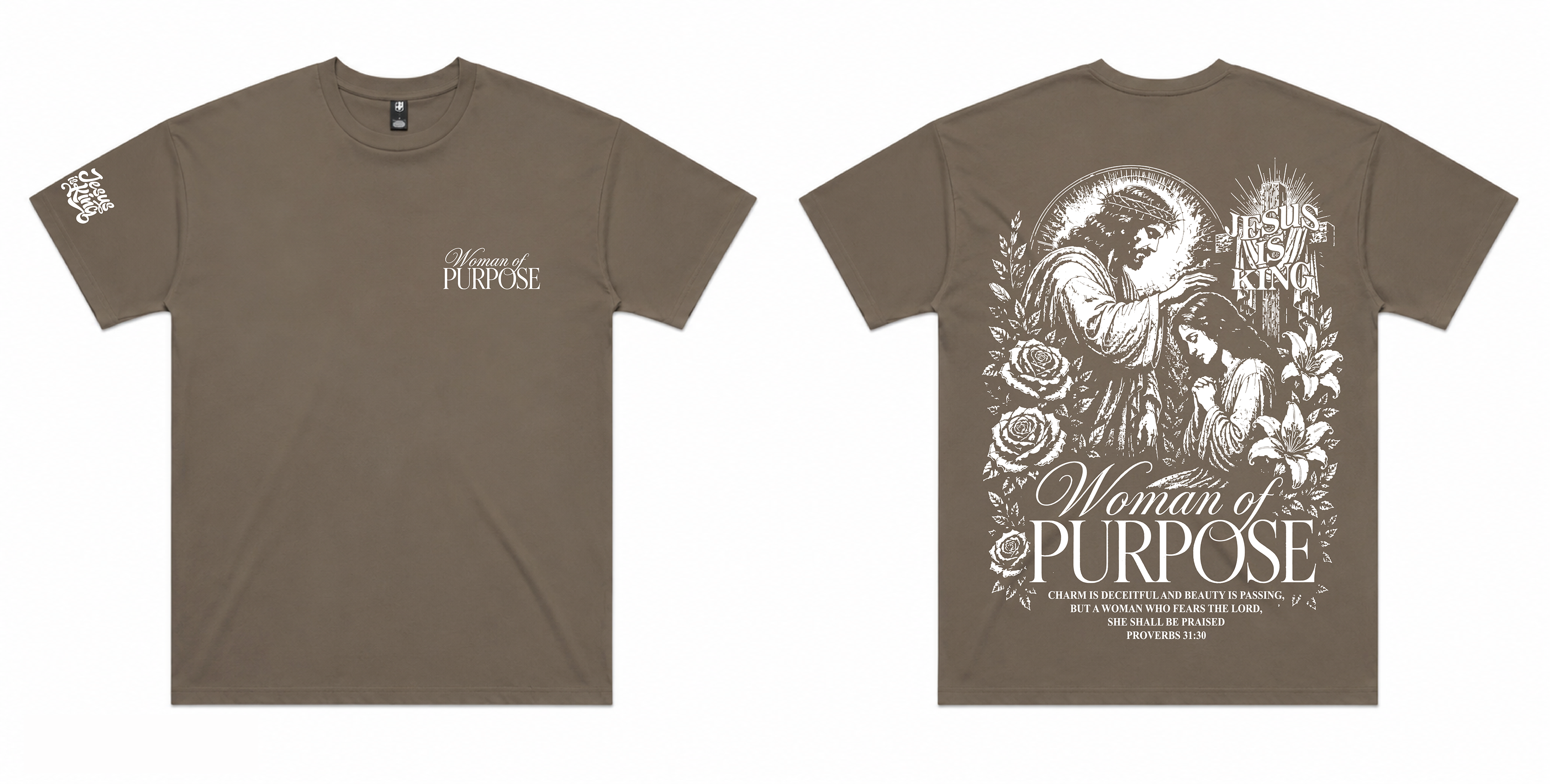 SALT AND LIGHT COLLECTION WOMAN OF PURPOSE WALNUT