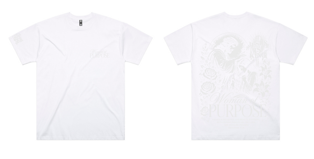 SALT AND LIGHT COLLECTION WOMAN OF PURPOSE WHITE