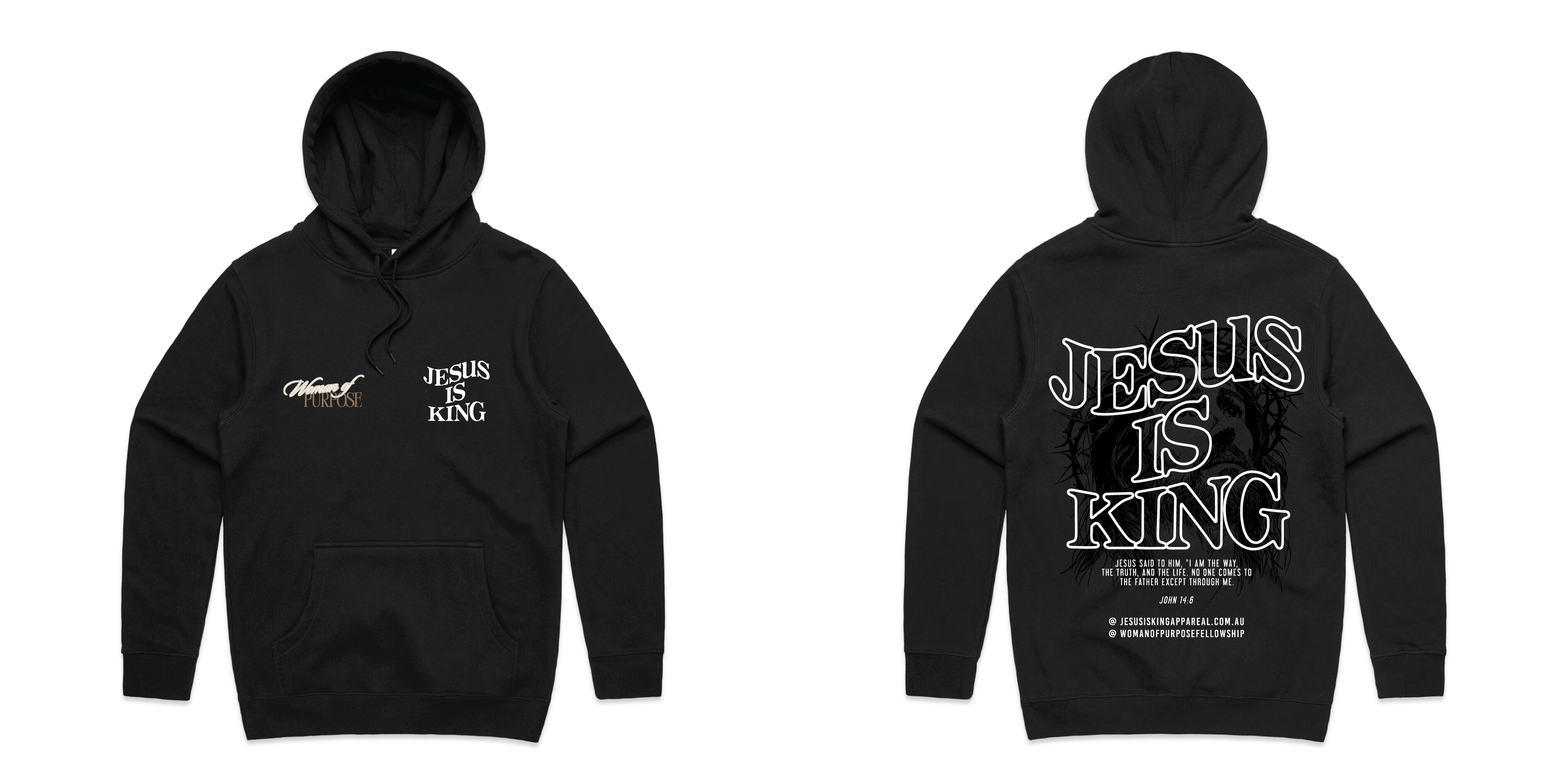WOMAN OF PURPOSE HOODY